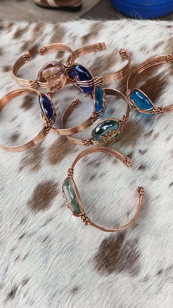 Copper Healing-Stone Bracelet